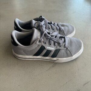 Gray and Black Boys Adidas Shoes